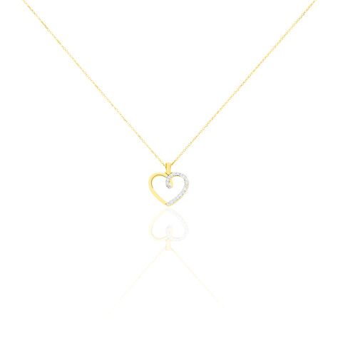 Collier Rhodia Or Jaune Diamant - Colliers avec pierres Femme | Marc Orian
