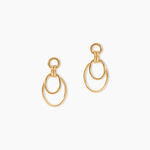 Boucles D'Oreilles Pendantes Felicity Plaqu&eacute; Or Jaune - Pendantes Femme | Marc Orian