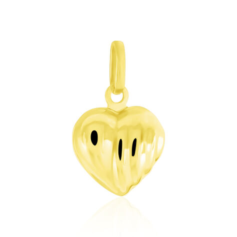 Pendentif Eudocie Coeur Stri Or Jaune - Pendentifs Famille | Marc Orian