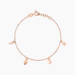 Bracelet Vao Argent Rose - Bracelets fantaisie Femme | Marc Orian