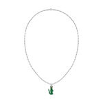 Collier Lacoste Arthor Acier Blanc - Colliers Homme | Marc Orian