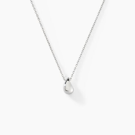 Collier Curve Argent Blanc - Colliers fantaisie Femme | Marc Orian