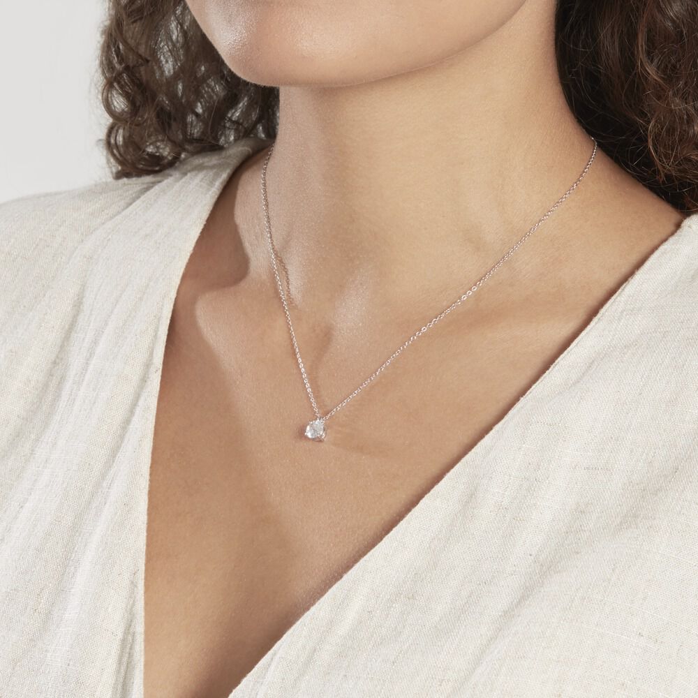 Collier Solitaire Argent Lylwenn - Colliers solitaires Femme | Marc Orian