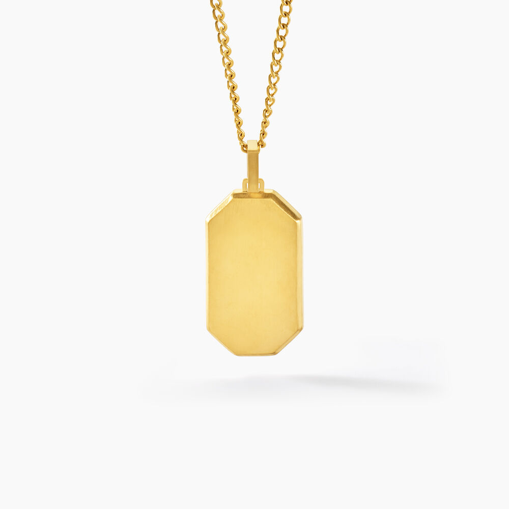 Collier Alessio Acier Jaune - Colliers ete Homme | Marc Orian