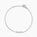 Bracelet Lyncee Argent Blanc Diamant Synth&eacute;tique - Bracelets cha&icirc;nes Femme | Marc Orian