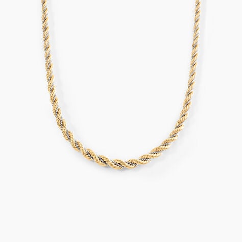 Collier Jerryenne Danilo Maille Corde Et Venitienne Or Bicolore - Chaines Femme | Marc Orian