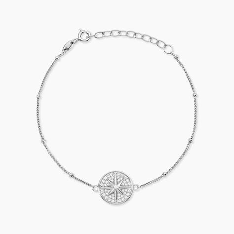Bracelet Apollinaris Argent Blanc Oxyde De Zirconium - Bracelets Medailles Femme | Marc Orian