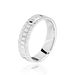 Alliance Herma Ruban Plat Or Blanc - Alliances duo Unisex | Marc Orian