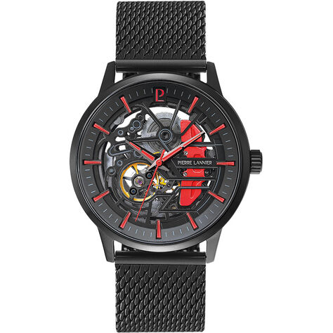 Montre Pierre Lannier Paddock Noir - Montres automatiques Homme | Marc Orian