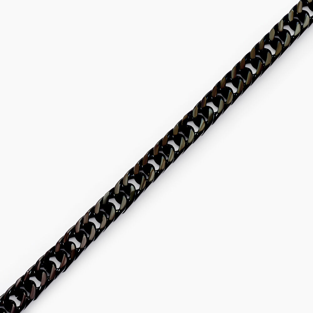 Bracelet Torino Acier Noir - Bracelets cha&icirc;nes Homme | Marc Orian