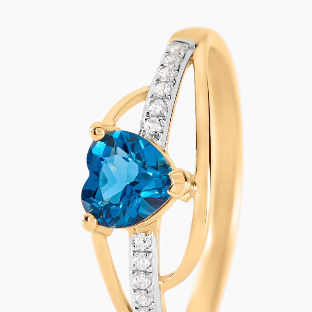 Bague Silucia Or Jaune Topaze Oxyde De Zirconium - Bagues pierres fines Femme | Marc Orian