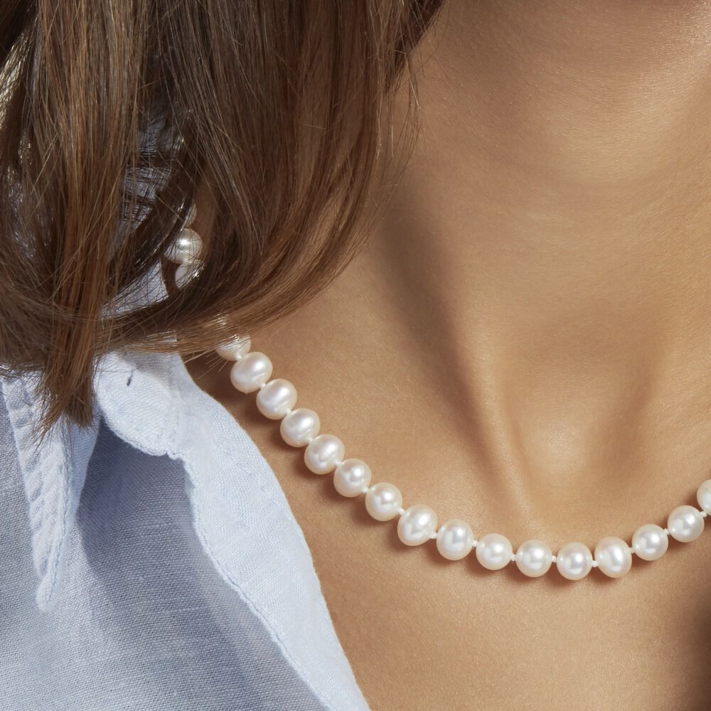 Collier Baroque Or Jaune Perle De Culture - Colliers avec pierres Femme | Marc Orian