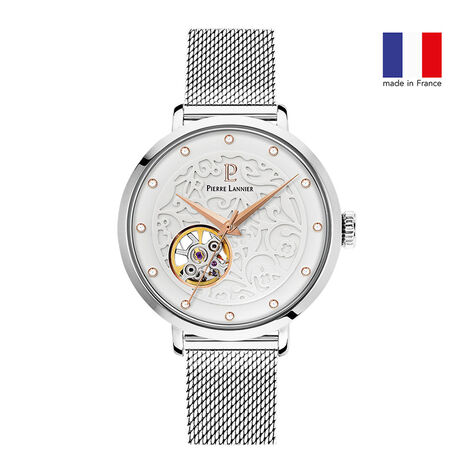Montre Pierre Lannier Eolia Blanc - Montres automatique Femme | Marc Orian
