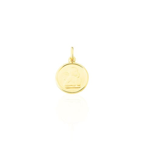 Pendentif Ange Rond Or Jaune - Médailles et médaillons Famille | Marc Orian