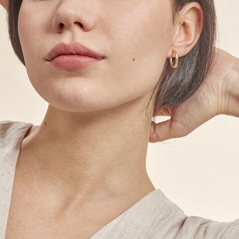 Créoles Anantha Or Jaune - Boucles d'oreilles Créoles Femme | Marc Orian