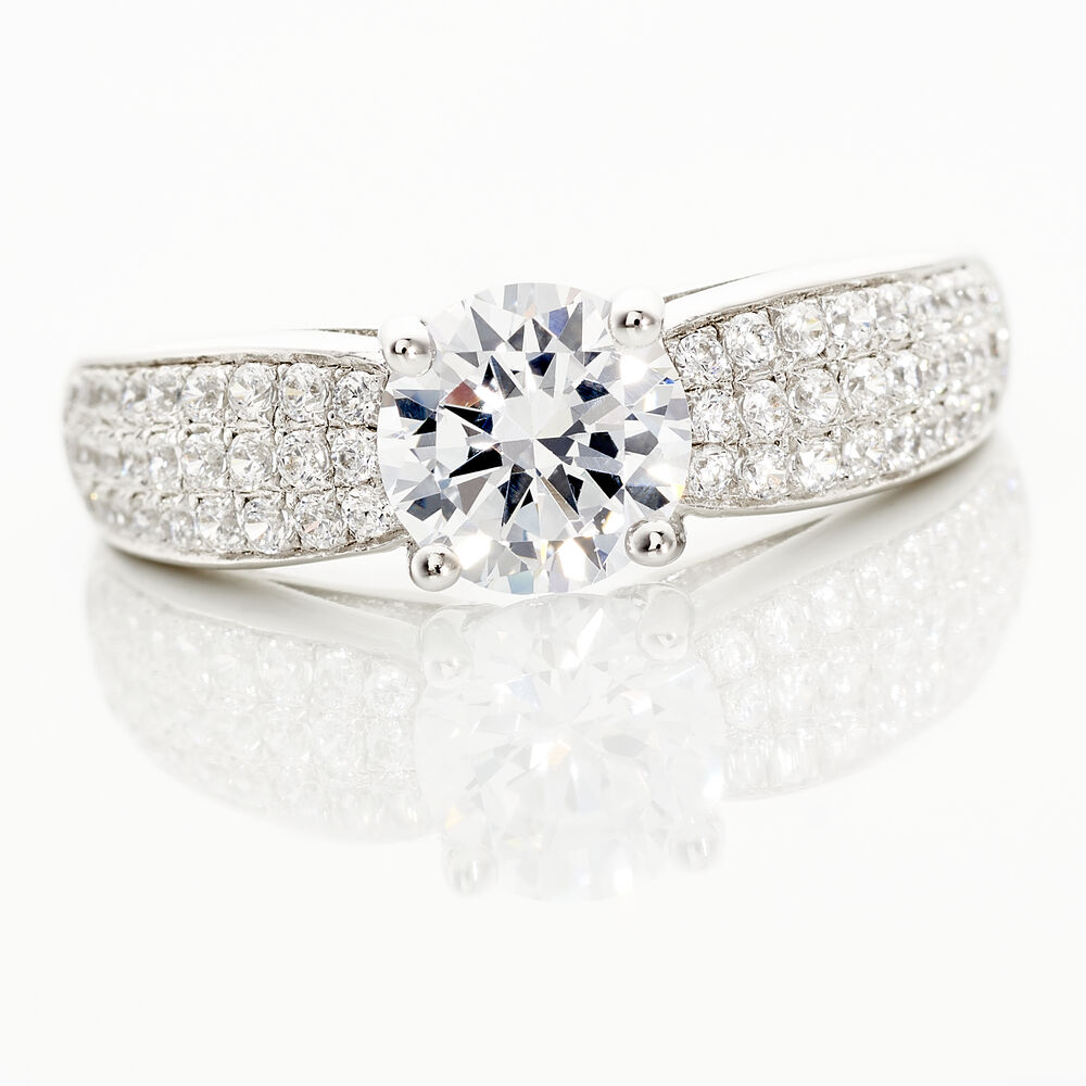 Bague Marilyn Argent Blanc Oxyde De Zirconium - Solitaires Femme | Marc Orian