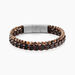 Bracelet Jourdan Cuir De Vache Oeil De Tigre - Bracelets cuir Homme | Marc Orian