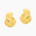 Boucles D'oreilles Puces Acier Jaune - Puces Femme | Marc Orian
