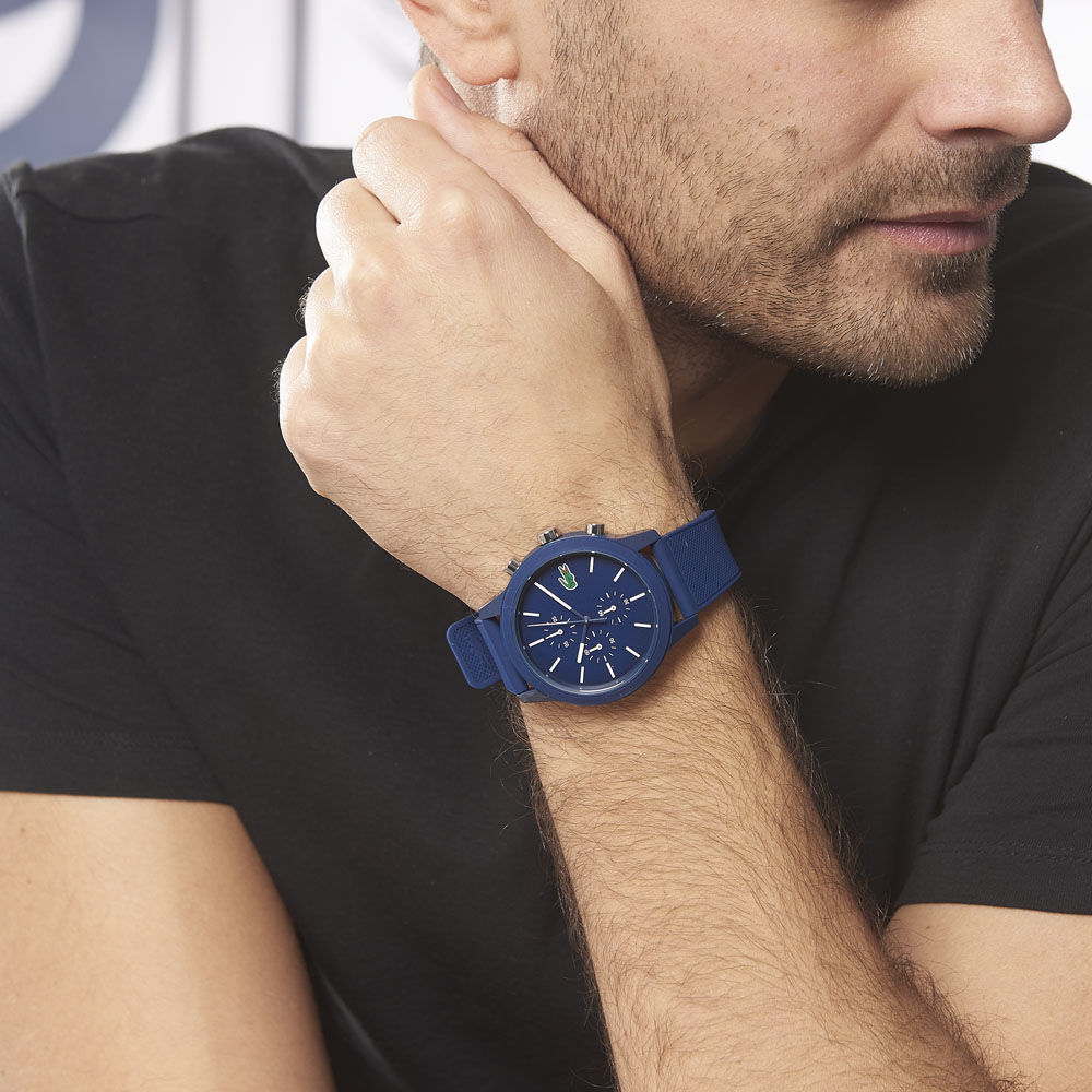 Montre lacoste homme bleu discount marine