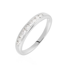 Alliance Giulia Or Blanc Diamant - Alliances Femme | Marc Orian