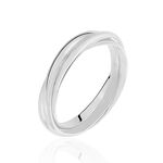 Alliance Filipine Demi Jonc Classique Argent Blanc - Alliances classiques Famille | Marc Orian