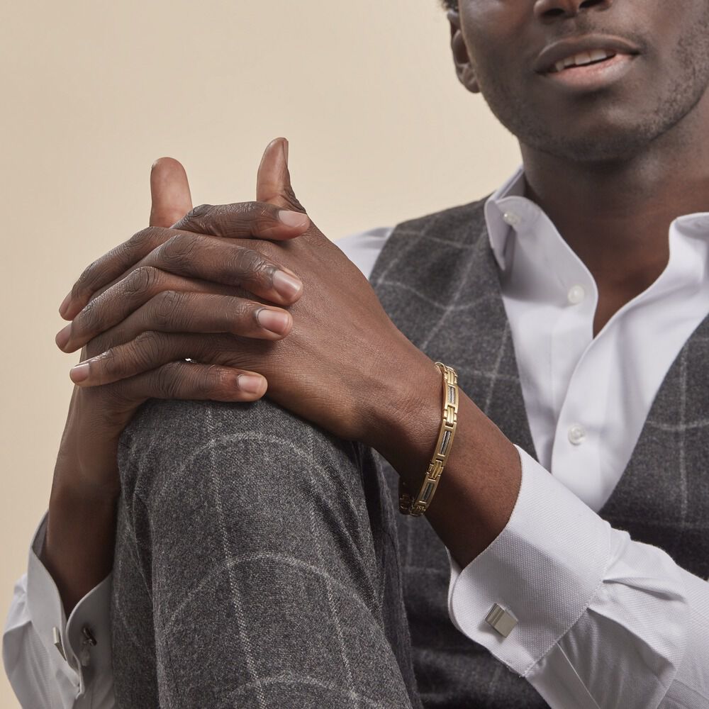 Bracelet Phebus Him Classique Acier Jaune - Bracelets Homme | Marc Orian