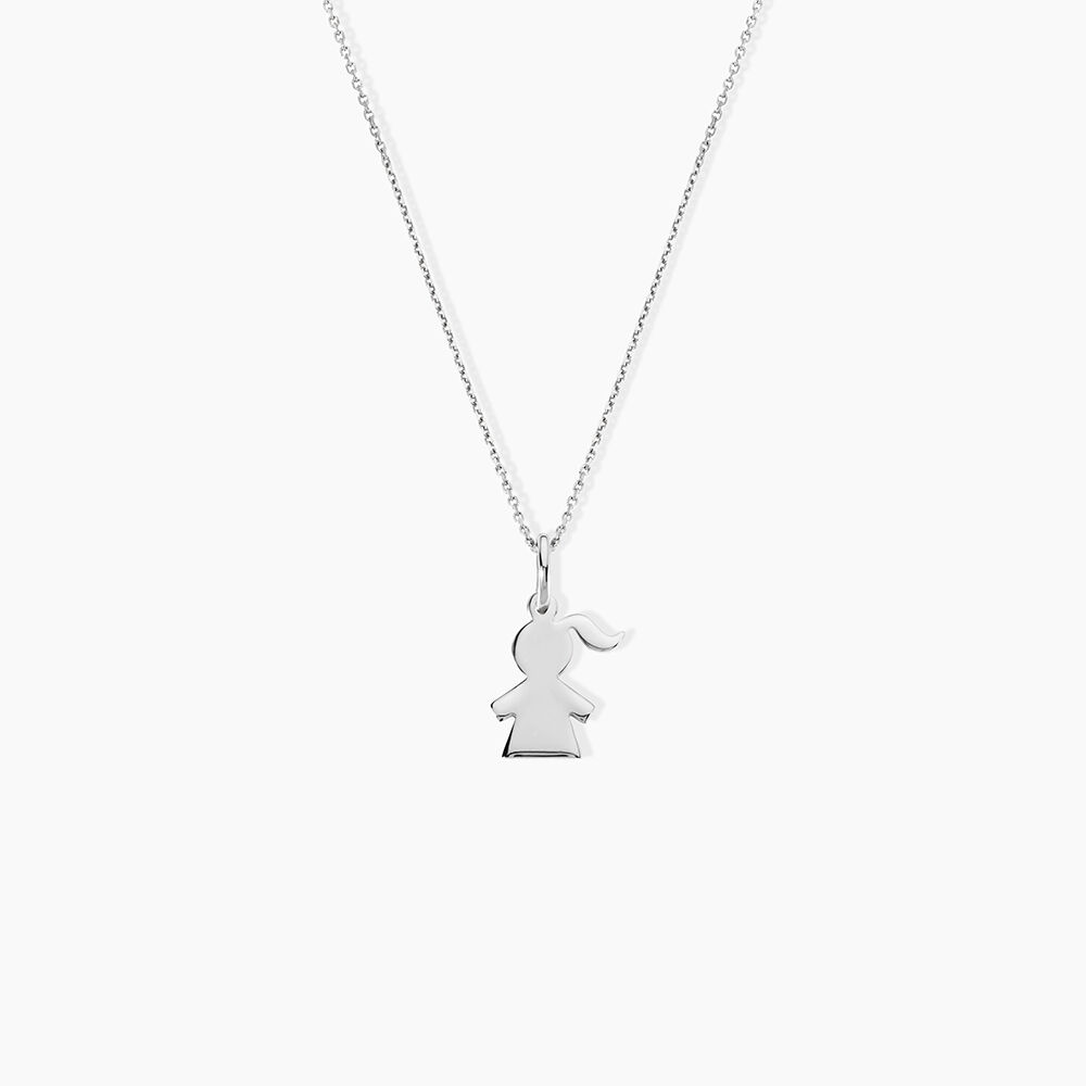Pendentif Kids Argent Blanc - Bijoux fantaisie Femme | Marc Orian