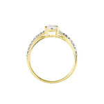 Bague Evita Or Jaune Oxyde De Zirconium - Solitaires Femme | Marc Orian