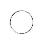 Alliance Caroline Sablee Ruban Plat Or Blanc - Alliances personnalis&eacute;es Unisex | Marc Orian