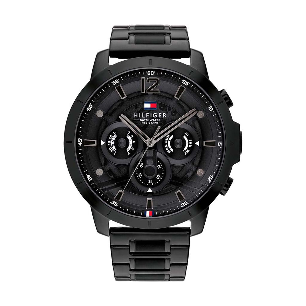 Montre Tommy Hilfiger Luca Noir - Montres &eacute;tanches Homme | Marc Orian