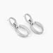 Boucles D'oreilles Pendantes Zeilah Acier Blanc - Pendantes Femme | Marc Orian
