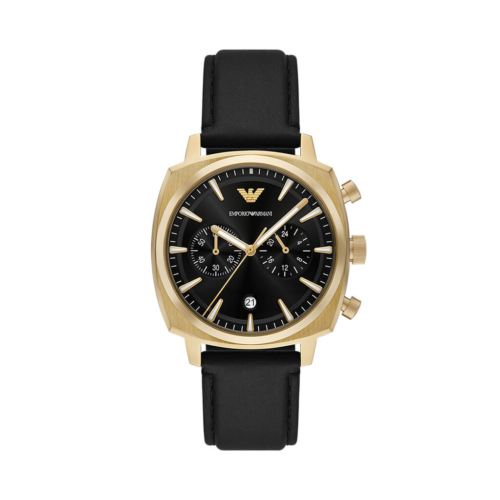 Montre Emporio Armani Noir - Montres &eacute;tanches Homme | Marc Orian
