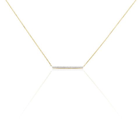 Collier Alayna Or Jaune Diamant - Colliers avec pierres Femme | Marc Orian
