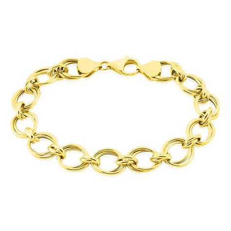 Bracelet Aaron Maille Fantaisie Or Jaune - Bracelets cha&icirc;nes Femme | Marc Orian