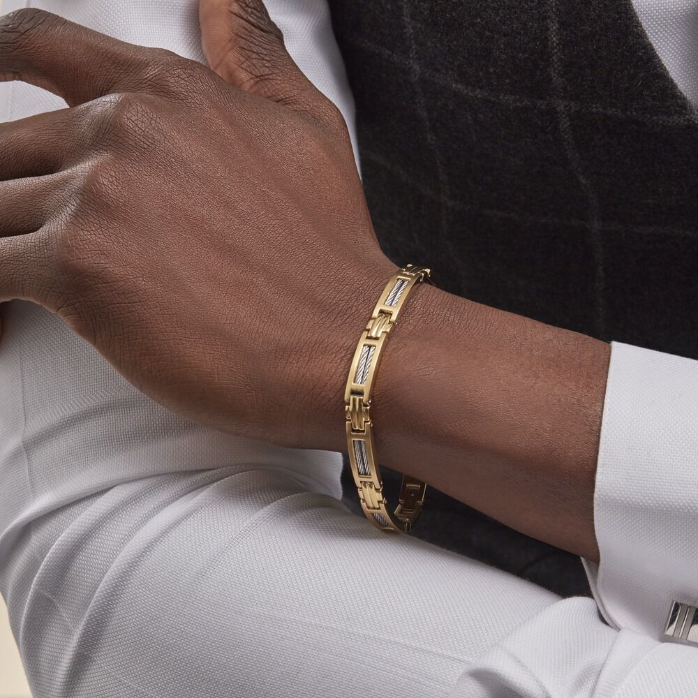 Bracelet Phebus Him Classique Acier Jaune - Bracelets Homme | Marc Orian