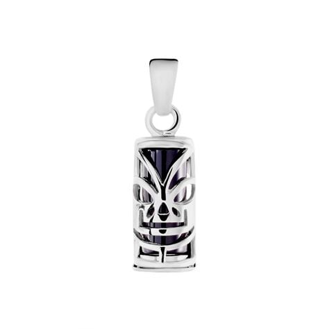 Pendentif Tiki Argent Blanc Onyx - Pendentifs Femme | Marc Orian