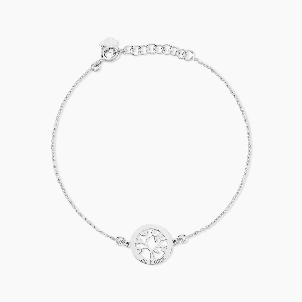 Bracelet Argent Blanc Vroon - Bracelets chaînes Femme | Marc Orian