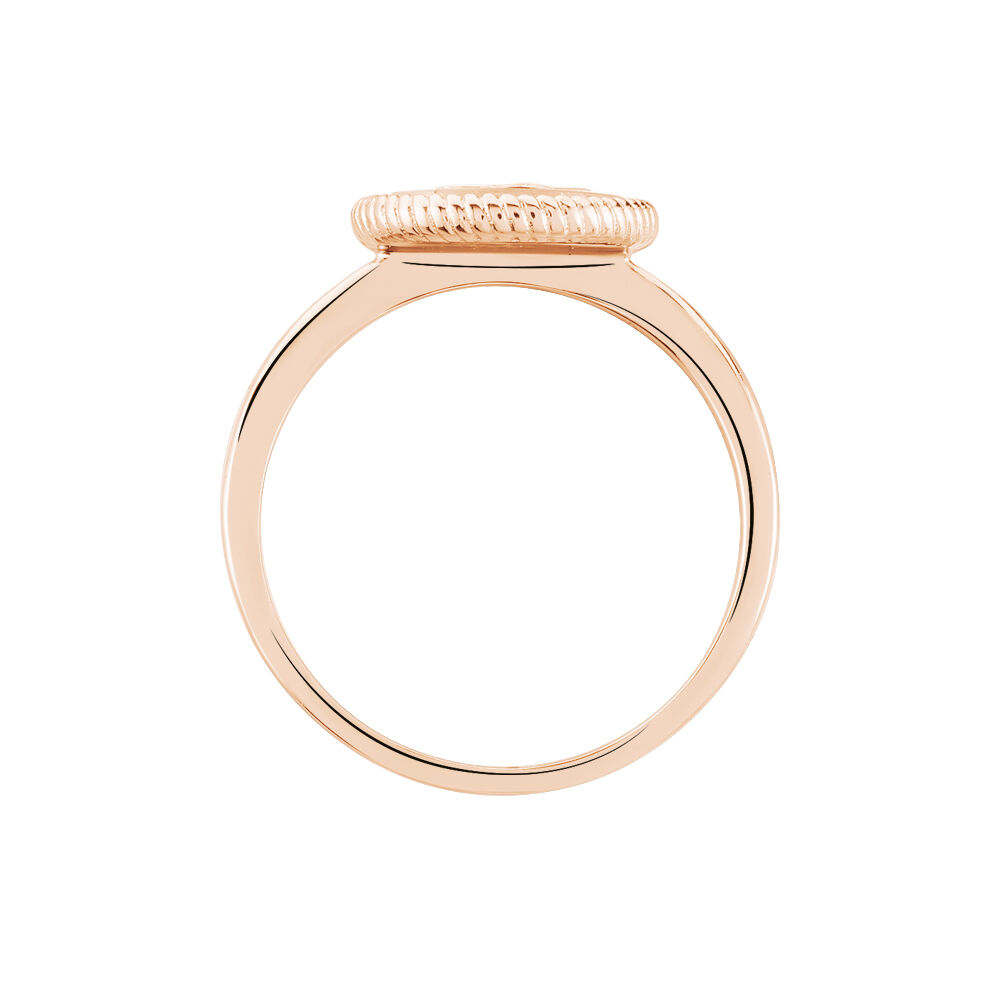 Bague Rosae Argent Rose Nacre - Bagues avec pierre Femme | Marc Orian