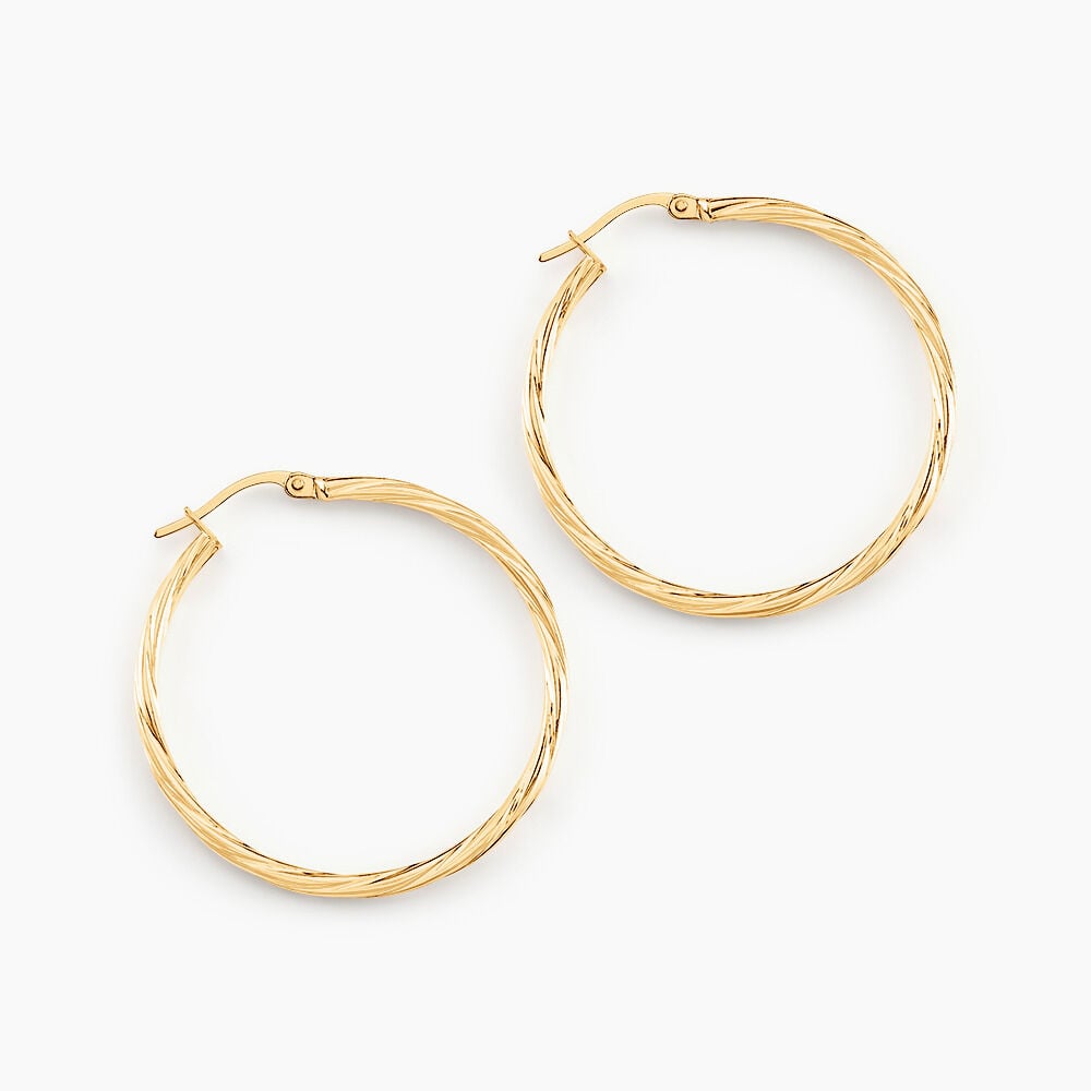 Cr&eacute;oles Youri Or Jaune - Cr&eacute;oles Femme | Marc Orian