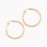 Cr&eacute;oles Youri Or Jaune - Cr&eacute;oles Femme | Marc Orian