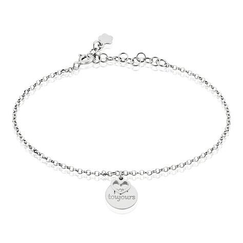 Bracelet Argent Blanc Ilie - Bracelets Medailles Femme | Marc Orian