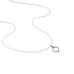 Collier Or Blanc Oxyde De Zirconium - Colliers avec pierres Femme | Marc Orian