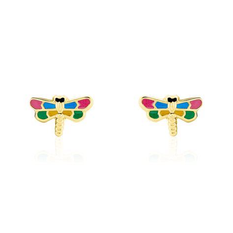 Boucles D'oreilles Puces Liberius Or Jaune - Puces Enfant | Marc Orian