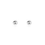 Boucles D'oreilles Puces Or Blanc Fidelia - Puces Femme | Marc Orian