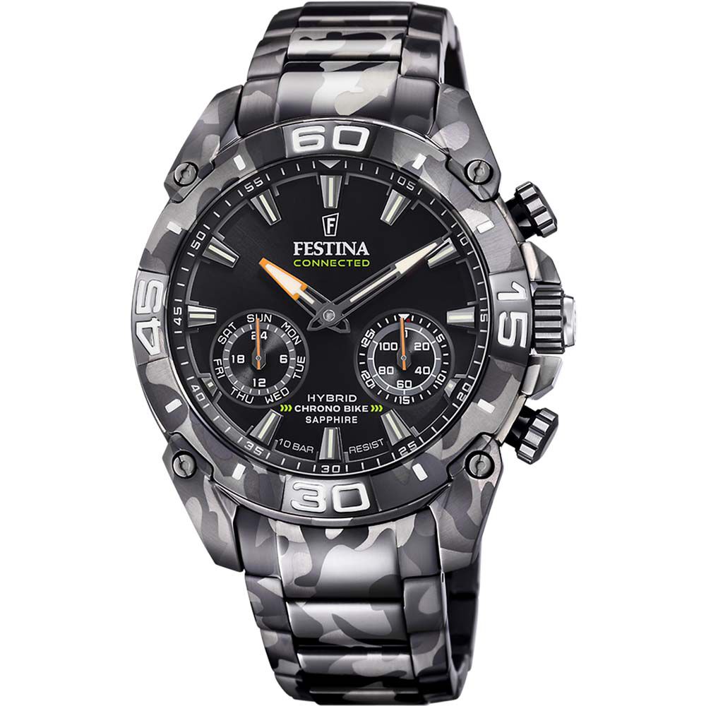 Coffret Montre Festina Chronobike Connectee Hybride Noir - HIMHGON0020 •  Marc Orian | Bijouterie en ligne