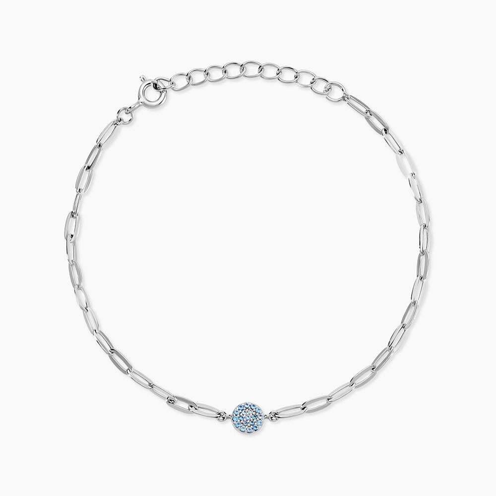 Bracelet Cesarie Argent Blanc Oxyde De Zirconium - Bracelets Medailles Femme | Marc Orian