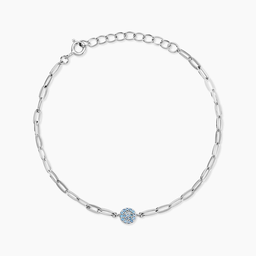 Bracelet Cesarie Argent Blanc Oxyde De Zirconium - Bracelets Medailles Femme | Marc Orian