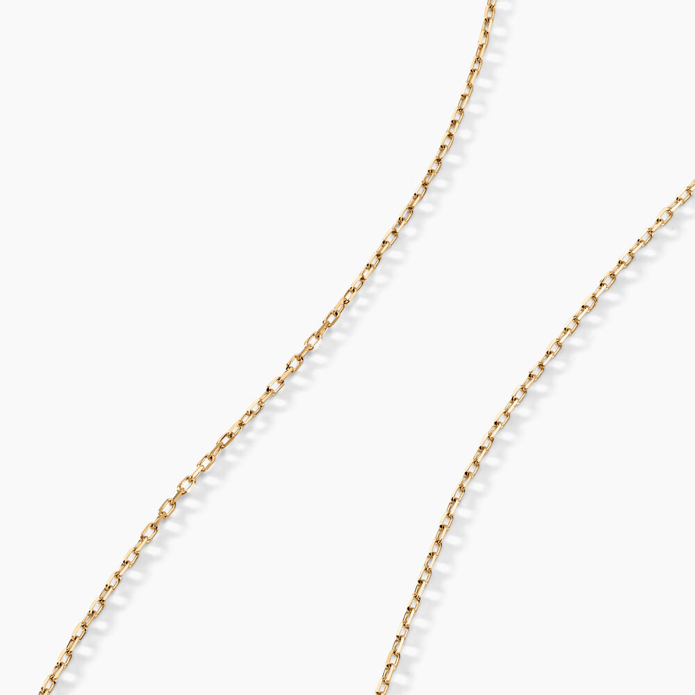 Chaîne Igoa Maille Forçat Diamantee Or Jaune - Chaines Unisex | Marc Orian