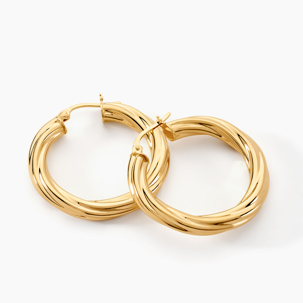 Cr&eacute;oles Yori Or Jaune - Cr&eacute;oles Femme | Marc Orian