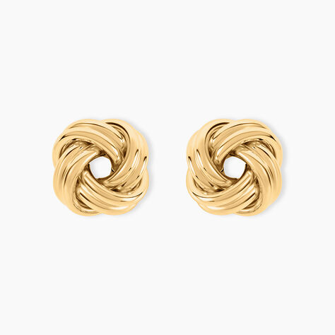 Boucles D'Oreilles Puces Gawain Or Jaune - Puces Femme | Marc Orian